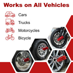EZ Detail Big Red wheel brush compatible with all vehicle types for versatile use.