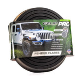 EZ Lip Flares XL fender extension demonstrates a two-inch widening for bold off-road styling.