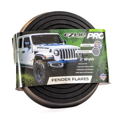 EZ Lip Flares XL fender extension demonstrates a two-inch widening for bold off-road styling.