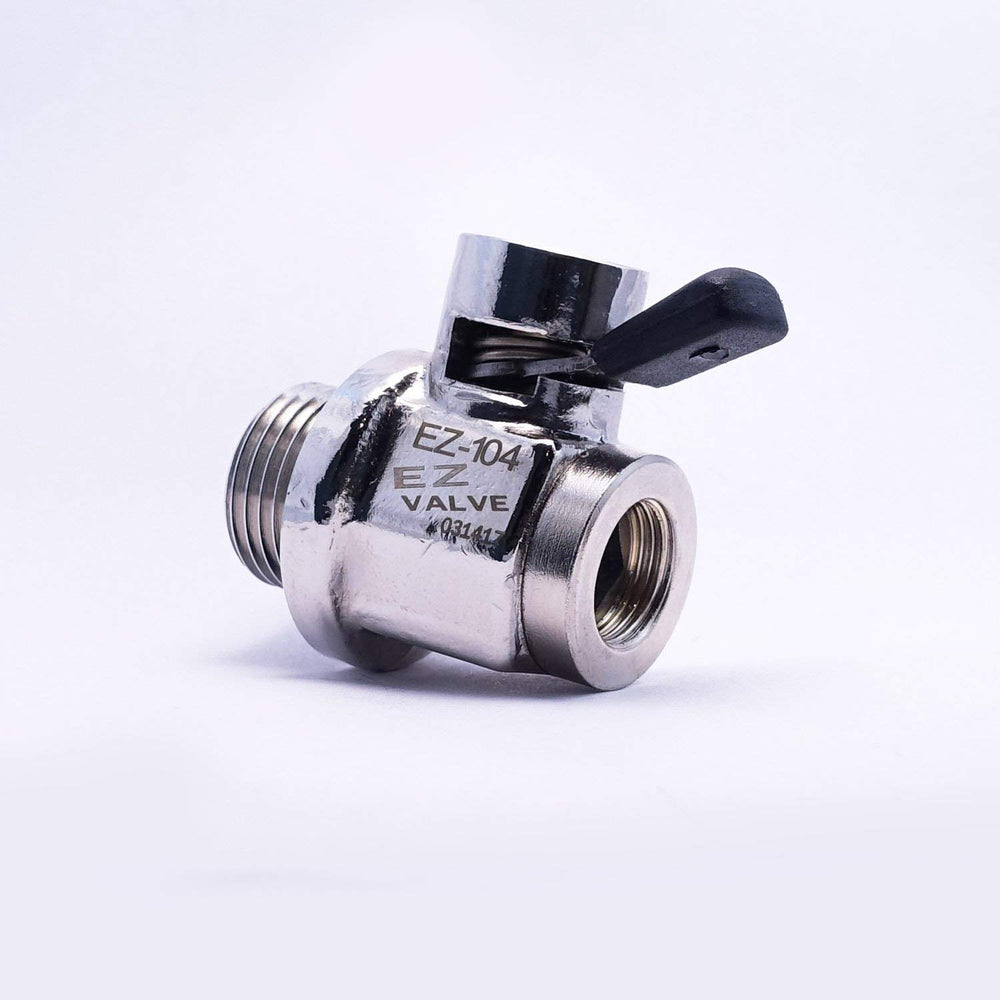 EZ Oil Drain Valve EZ-104 removable hose end for tight-space clearance