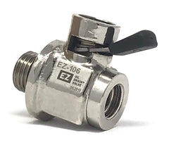 EZ Oil Drain Valve removable hose end enabling clearance-free installation