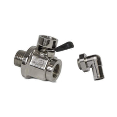 EZ Oil Drain Valve seal close-up highlights double seal protection against leaks