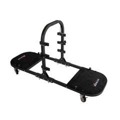 EZ4X4 2-Door Black Rolling Cart interior offers organized space