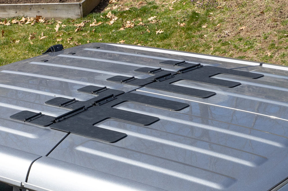 EZ FlipTop quiet driving with panels flipped back