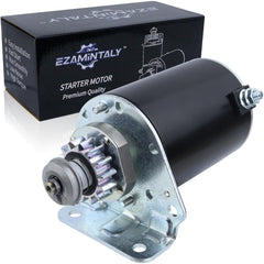 Ezamintaly starter motor close-up, 14 teeth, for smooth engagement.