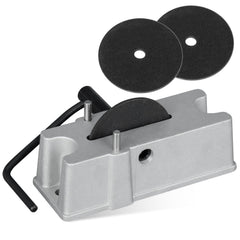EZAPEX piston-ring filer on bench setup enables precise adjustments during tasks.
