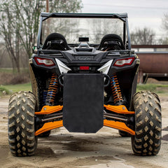 ezapex-utv-trash-sack-pvc-mesh-bag black color blends with any ride