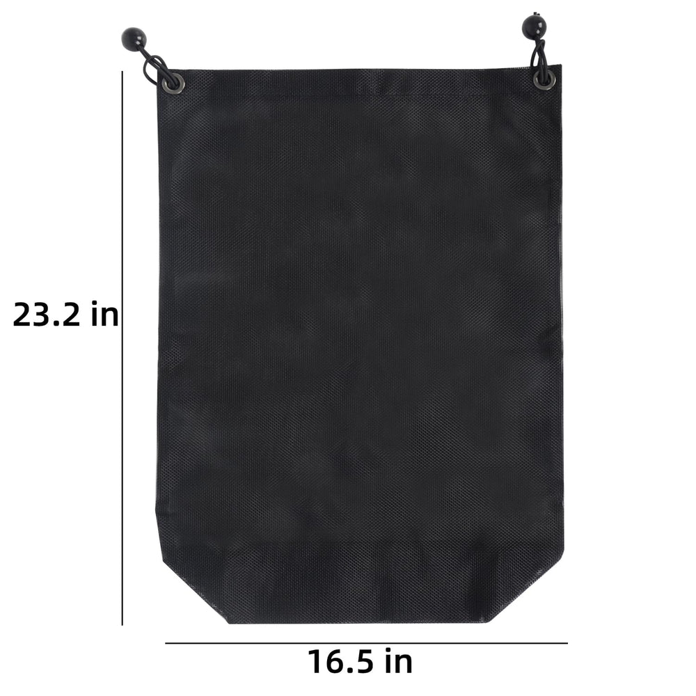 ezapex-utv-trash-sack-pvc-mesh-bag easy install quick hang without tools