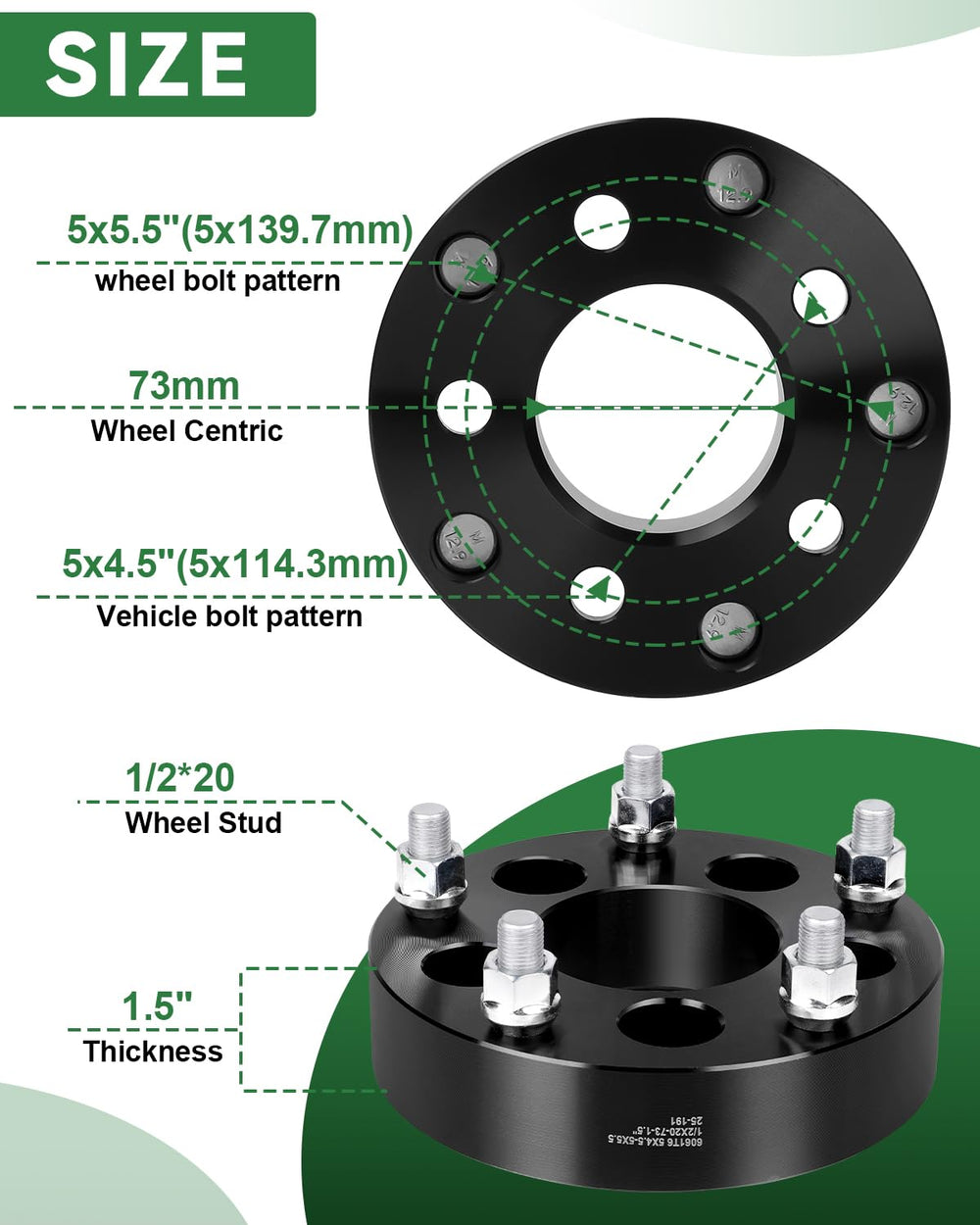 EZISOE side view demonstrates compact profile for aftermarket wheels and clearance.