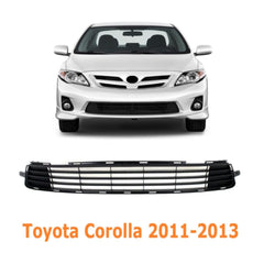 EzMech durable plastic bumper grille for Toyota Corolla 2011-2013, long-lasting performance.