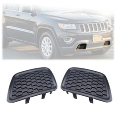 EzMech front bumper grille insert for Jeep Grand Cherokee center left bezel, factory-fit appearance.