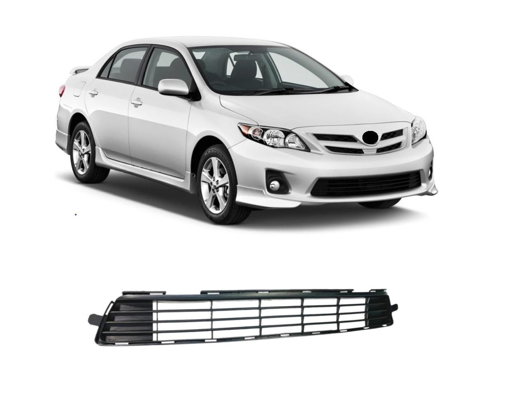 EzMech front bumper grille for Toyota Corolla 2011-2013 ensures precise fit and OEM-style look.