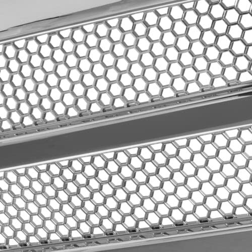 EzMech front grille assembly for Dodge Ram 2500 chrome frame, OEM-like fit