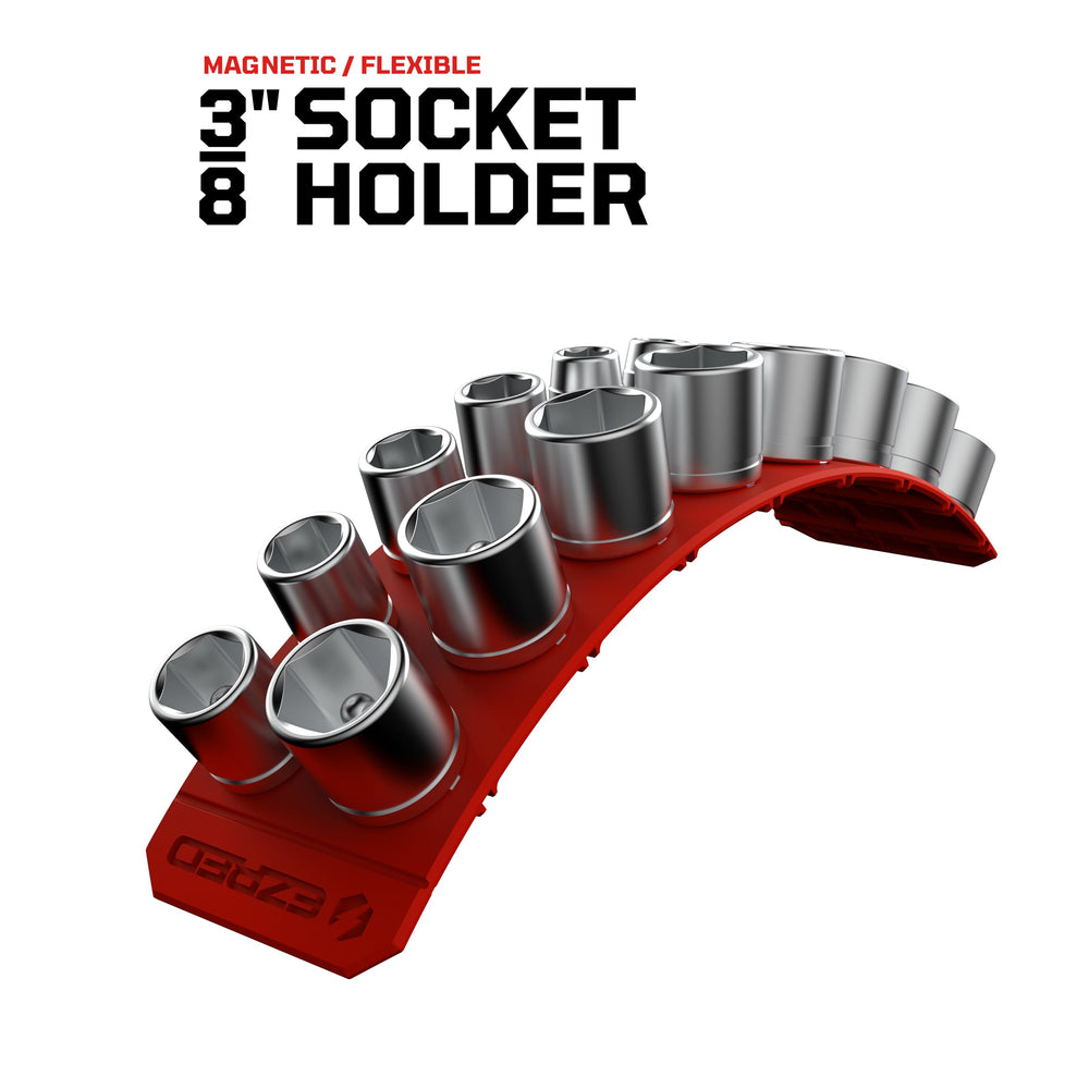 EZRED flexible holder bends to fit curved work surfaces.