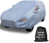 EzShade 10-layer SUV cover protects your vehicle from rain and sun