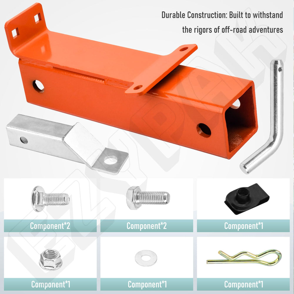 EZYPak 2-inch hitch increases towing capacity for trailers and carts