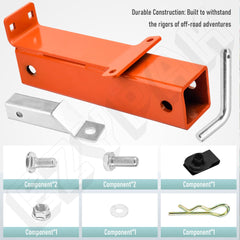 EZYPak 2-inch hitch increases towing capacity for trailers and carts
