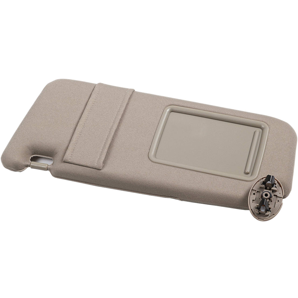Ezzy Auto beige sun visor closeup for durable daily use