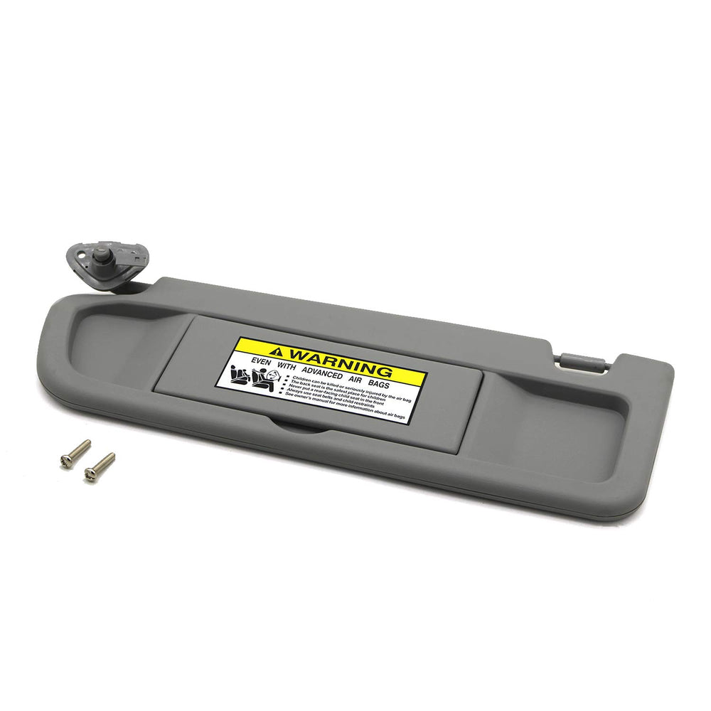 Ezzy Auto gray left driver-side sun visor for Honda Civic 2006-2011 offers reliable sun protection.