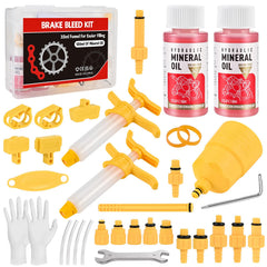 Faburo brake bleed kit with Shimano adapter for precise hydraulic maintenance.