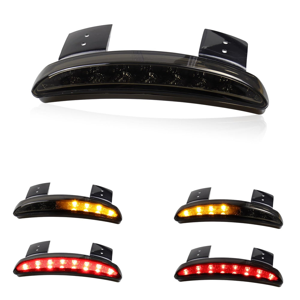 FACAILAHA chopped fender edge light kit rear assembly for Harley enhances visibility