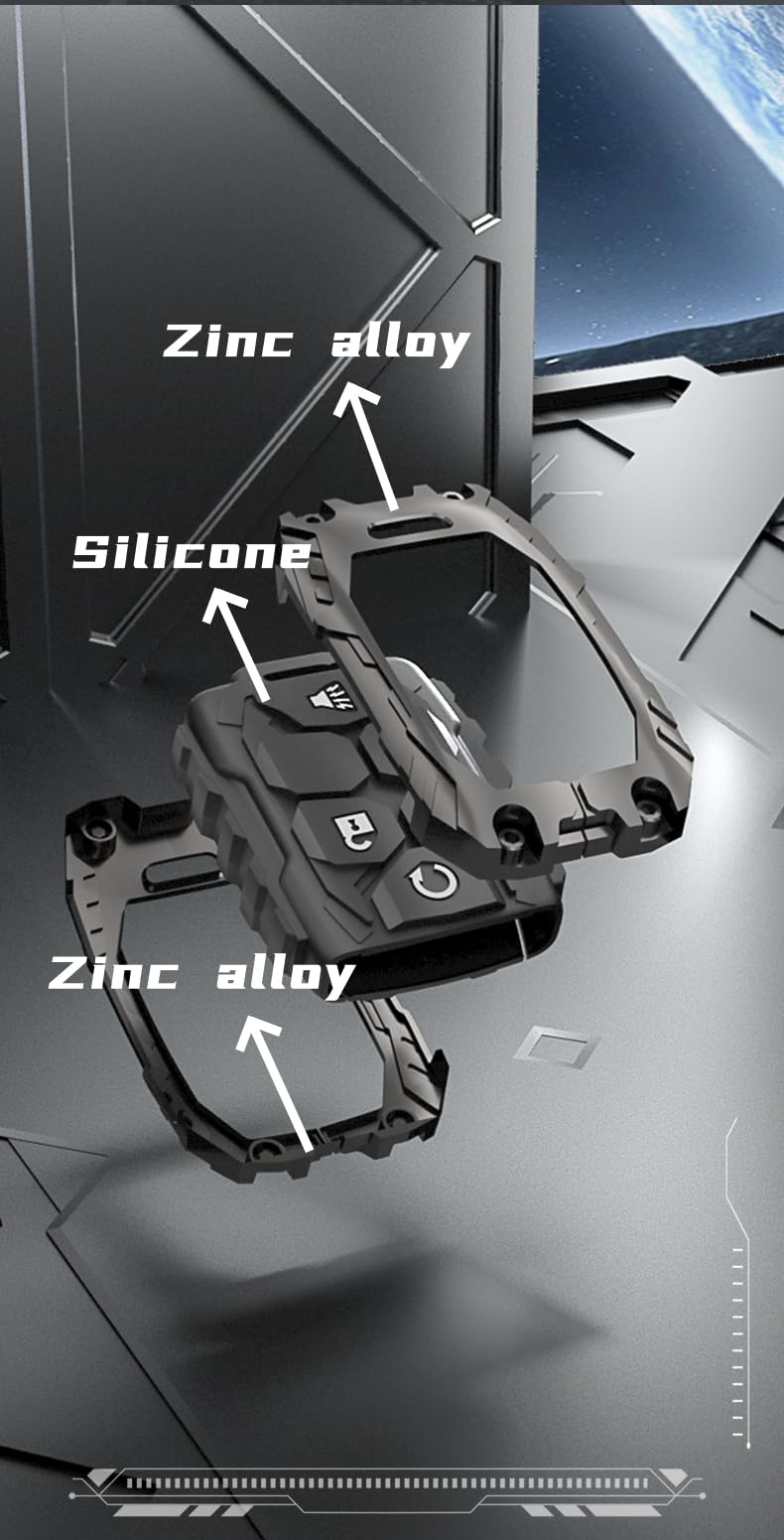 Facaizhu GMC keychain: sturdy zinc alloy build adds a premium touch.