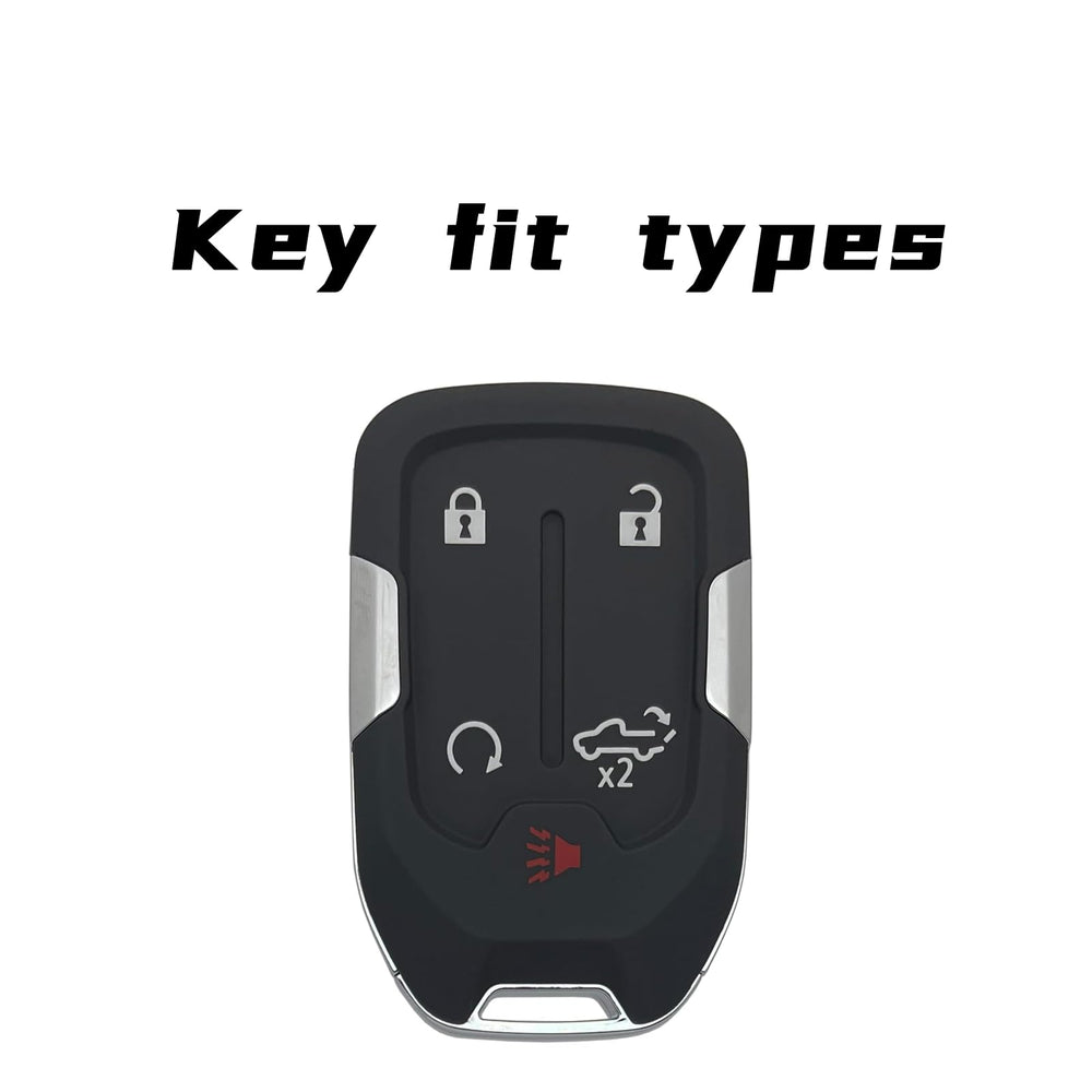 Facaizhu heavy key fob cover complete-kit includes shell, keychain, screws, and screwdriver.