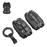 Facaizhu heavy key fob cover gmc-sierra-1to1-fit ensures exact shape and secure fit.