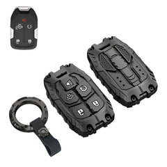 Facaizhu heavy key fob cover gmc-sierra-1to1-fit ensures exact shape and secure fit.