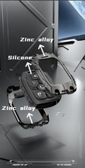 Facaizhu heavy key fob cover signal-friendly-design protects signal while maintaining easy access.