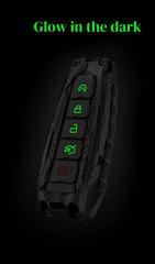 Facaizhu mech-style key case gives a futuristic look to Ford key.
