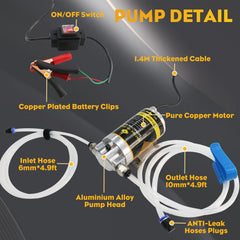FACFUEL multi-use oil transfer for marine and automotive maintenance