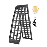 FACHNUO TOOL 10ft motorcycle ramp enables smooth loading into trucks.