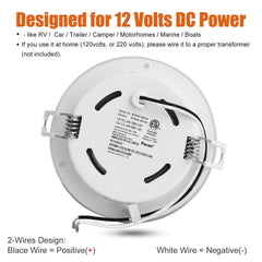 Facon 4W LED delivers bright 280 lumens with low power draw.