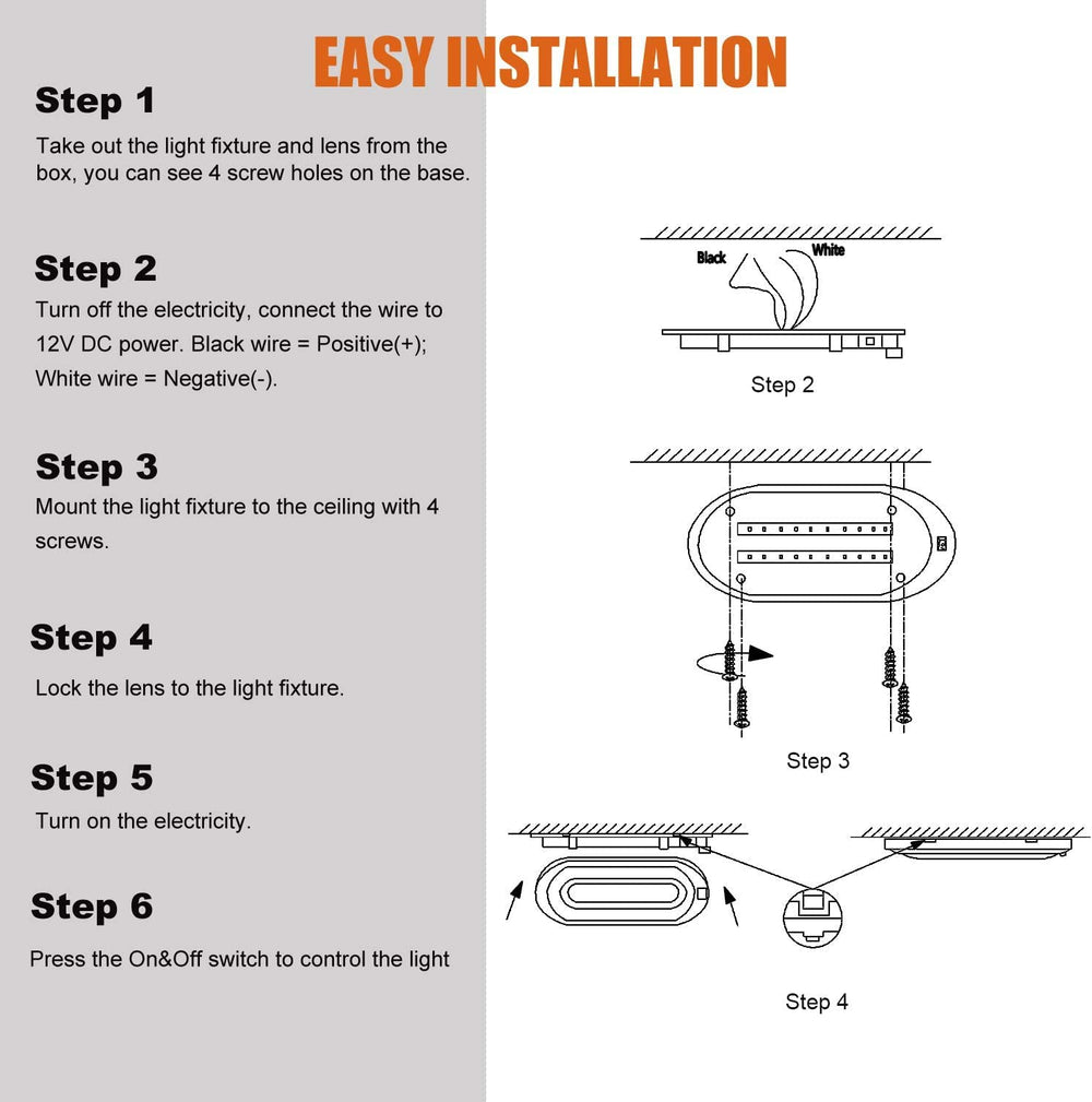 Facon OEM replacement image conveys seamless compatibility with classic RV hardware.