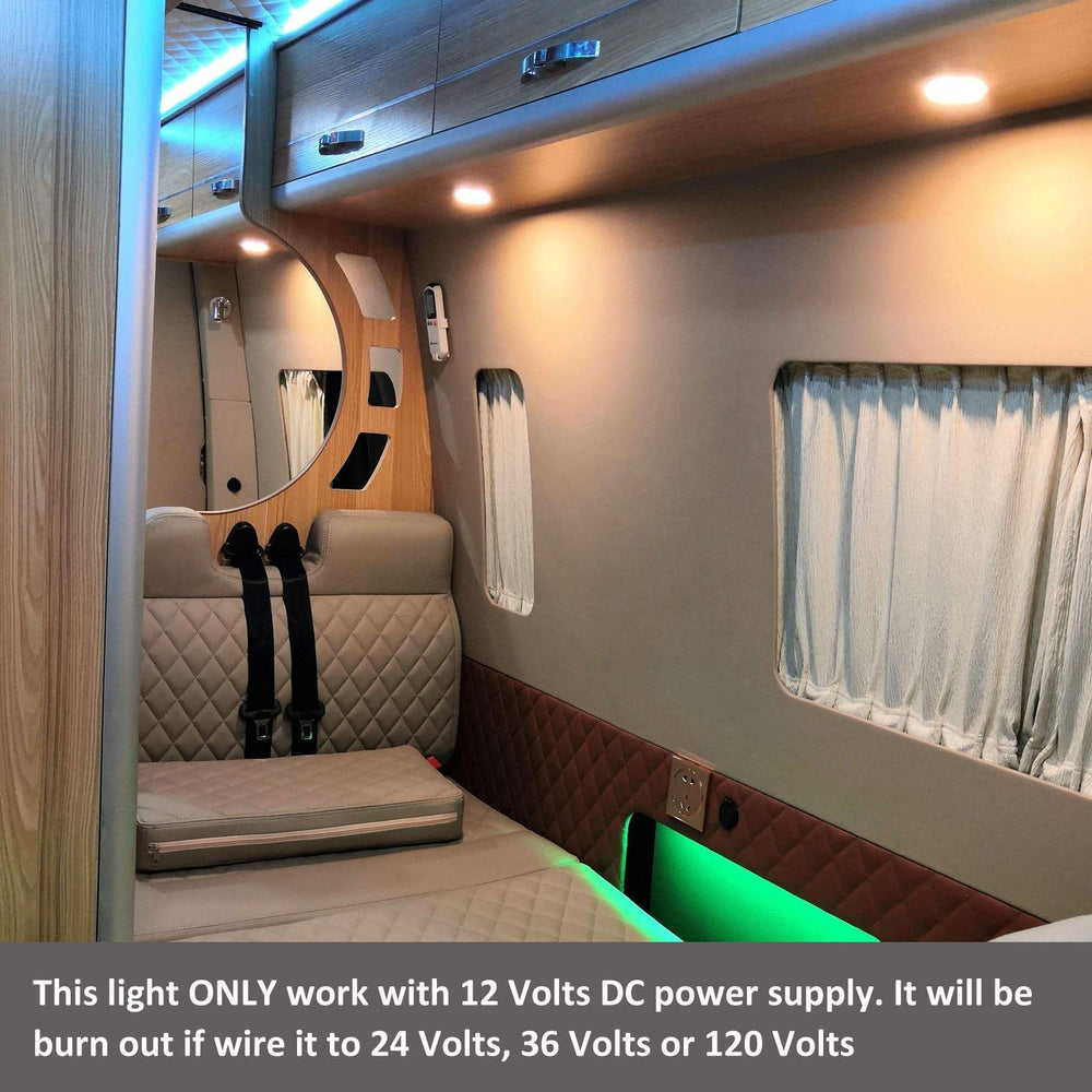 Facon pack-of-two brightness upgrade for small RV interiors.