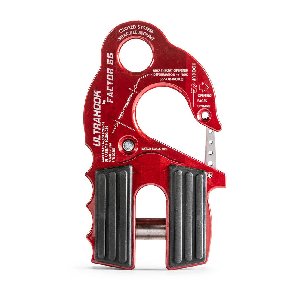 Factor55 Ultrahook latch-pin illustrates true closed-loop safety feature