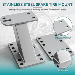 Fadachai boat trailer mount resists corrosion and wobble on rough roads.