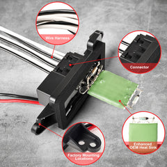 FAERSI blower resistor for Buick Rainier supports steady airflow across settings.