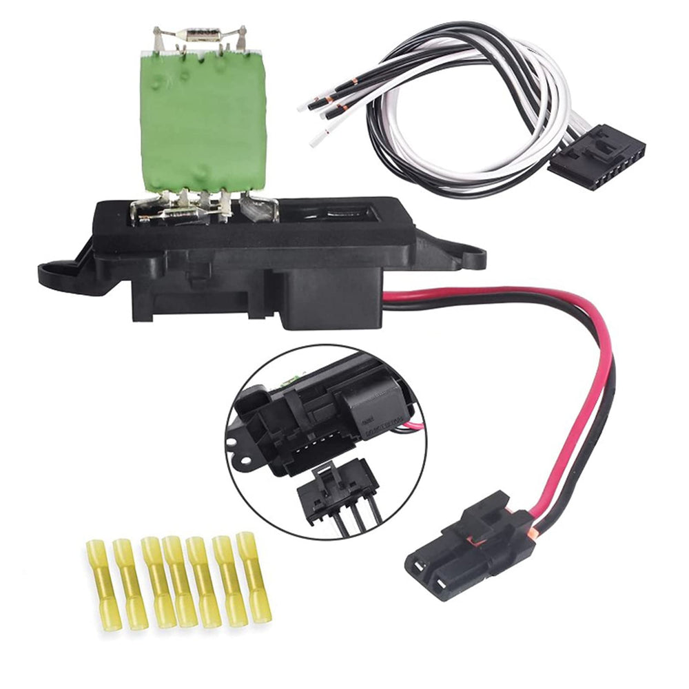 FAERSI blower resistor for Trailblazer with harness improves climate control reliability.