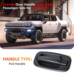 FAERSI packaging includes one front-right exterior door handle for easy swap