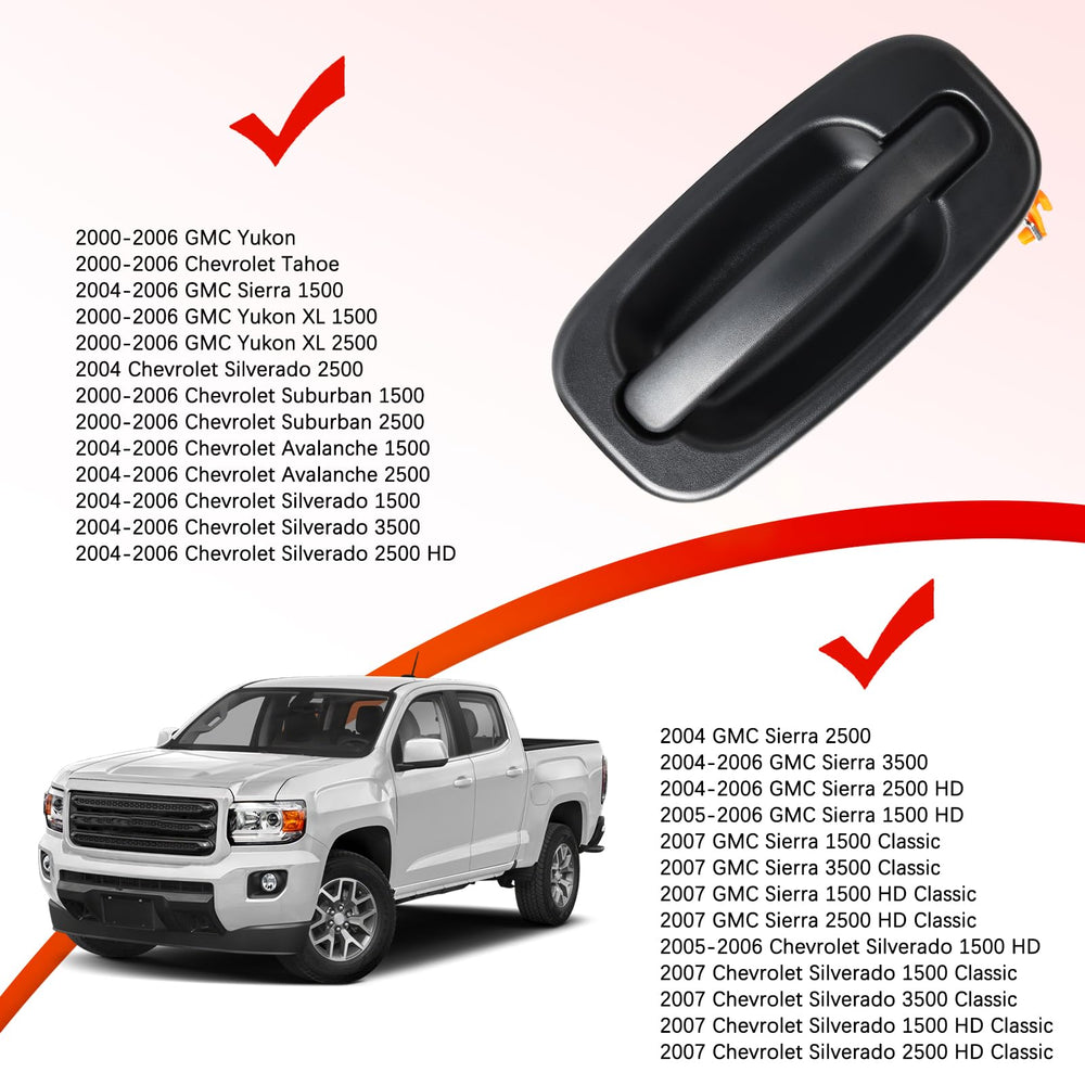 FAERSI exterior door handle resists wear and scratches for outdoor performance