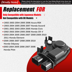FAERSI door lock actuator for Acura RSX front-left, direct fit
