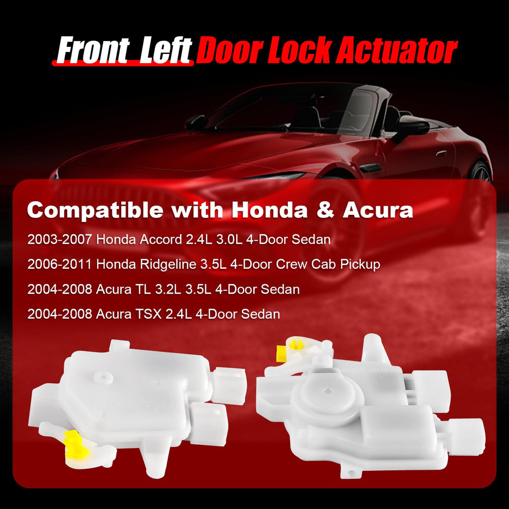 FAERSI front-left installation of door lock actuator for easy replacement.