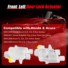 FAERSI front-left installation of door lock actuator for easy replacement.