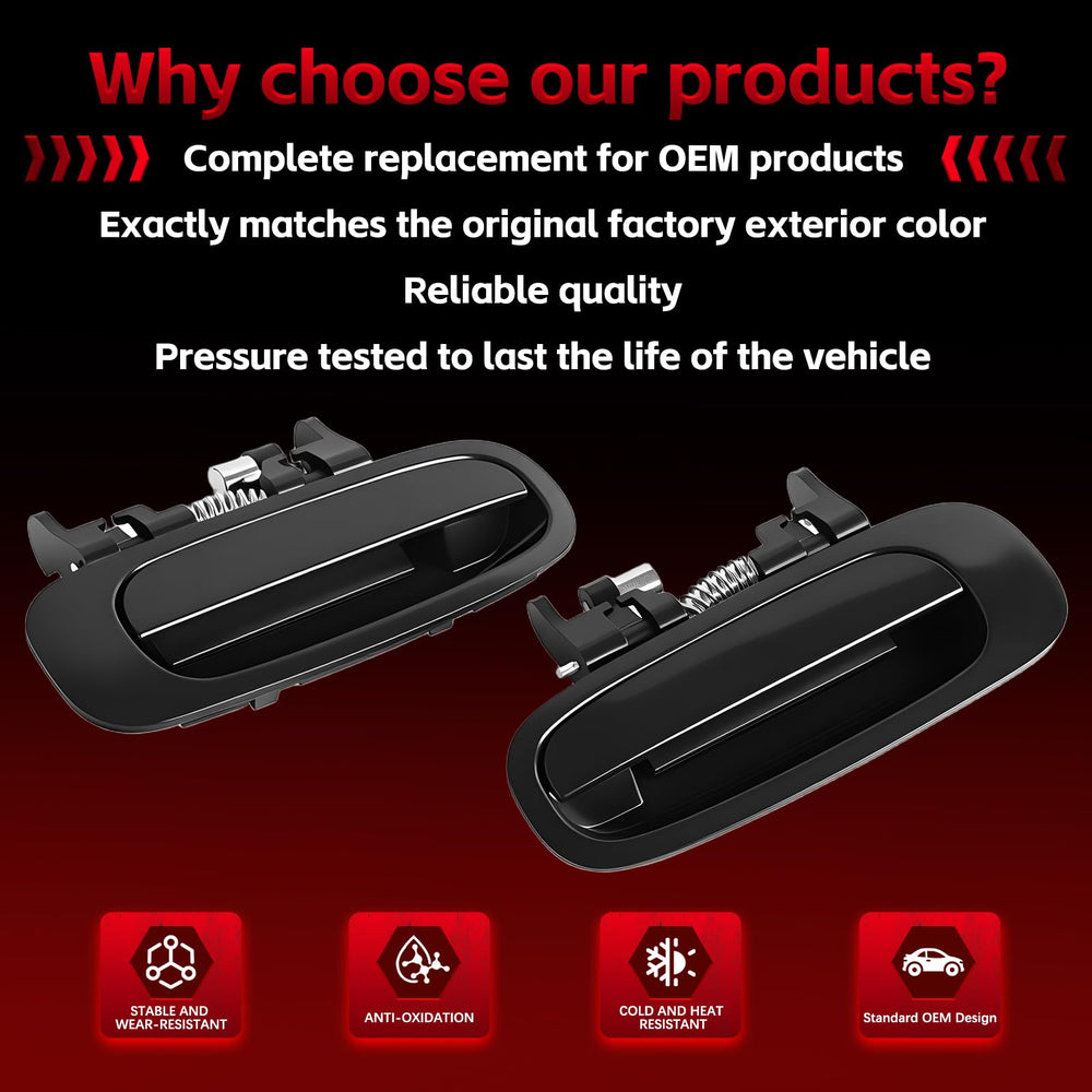FAERSI durable ABS material exterior door handle for long-lasting use.