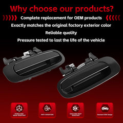 FAERSI durable ABS material exterior door handle for long-lasting use.