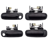 FAERSI front-left exterior door handle in chrome finish for Toyota Corolla.
