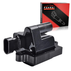 FAERSI ignition coil pack front view highlighting compact fit for GM engine bays.