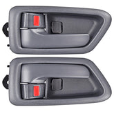 FAERSI interior door handle set for Camry in gray with chrome finish, front and rear.